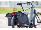 LEEDS DOUBLE Hinterradtasche / black