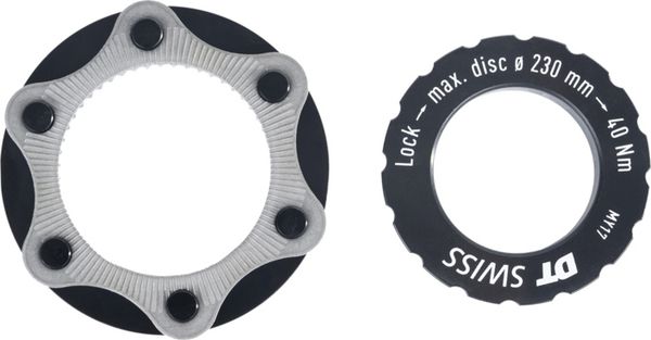 CENTER LOCK ADAPTER, 15/12mm / schwarz / MTB, Disc max. 230mm