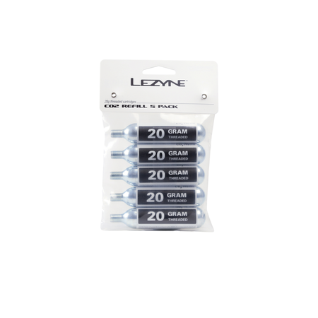 20G CO2 - 5 Pack / silver