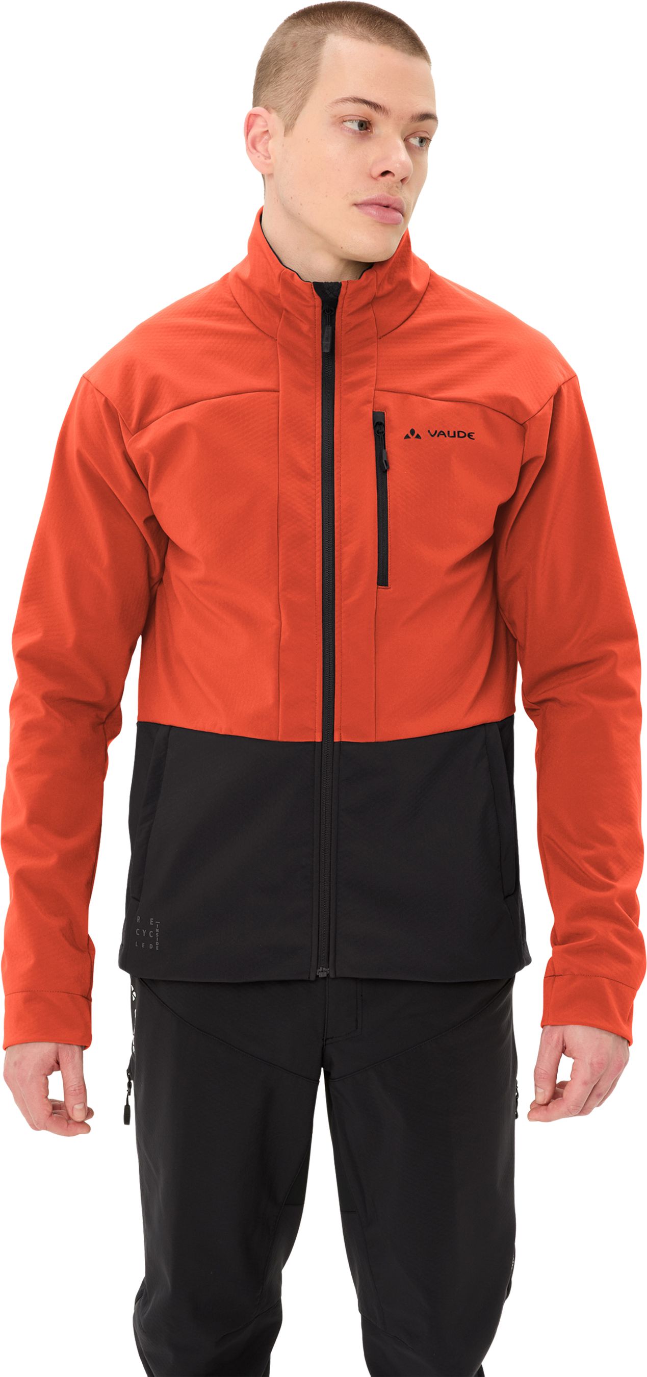 QIMSA PRO Herren-Softshelljacke / glowing red / S
