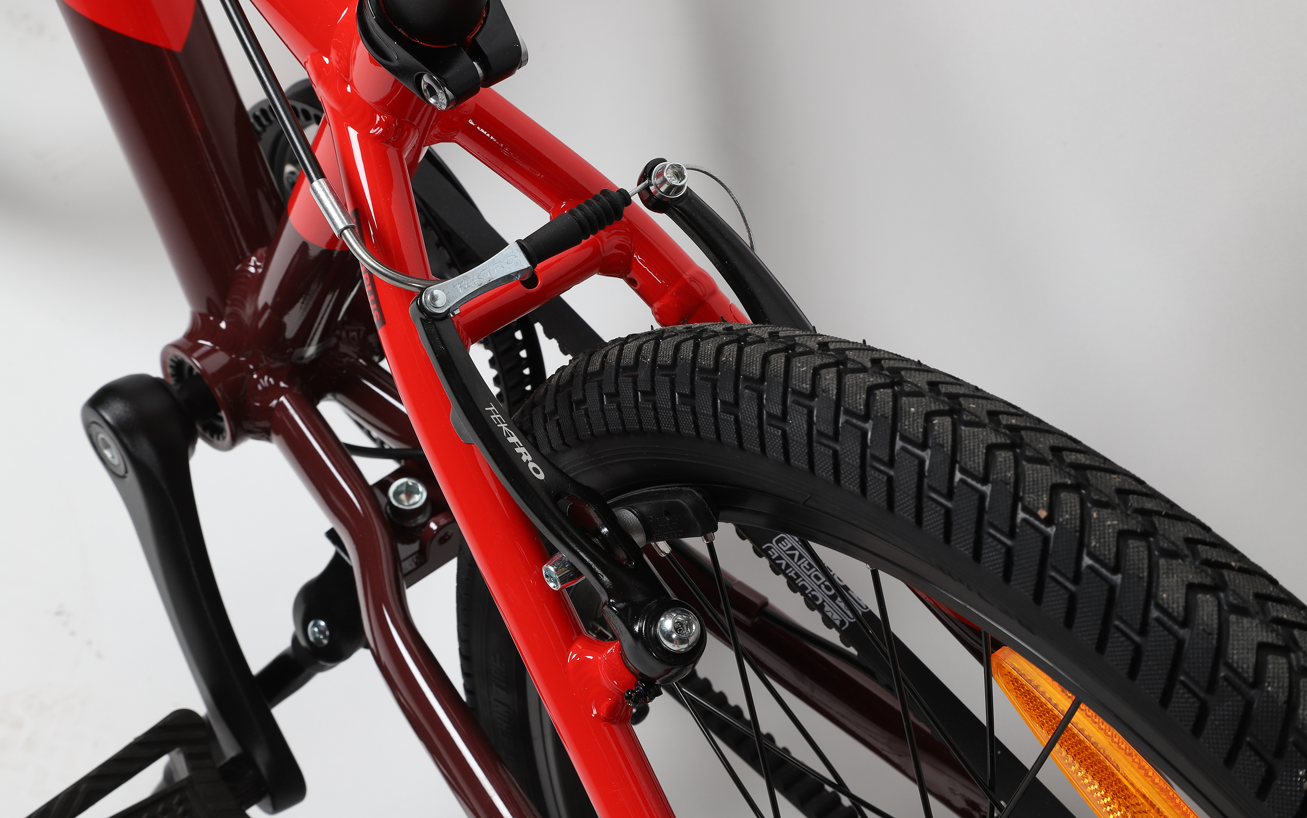 FLiZZi 20 RIEMEN Kindervelo / rot/dunkel / 20 ZOLL