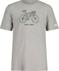 LAGAZUOIM Herren-Kurzarmshirt / grey melange / S