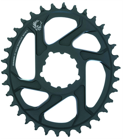 Chainring Eagle Oval X-Sync2 DM 6mm Offset / black / 34T