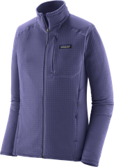 R1 HYBRID Damen-Fleecejacke / solstice purple / S