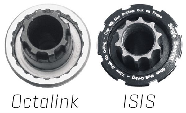 KURBELSCHRAUBEN Stahl M15x13mm für Octalink-/ISIS-Tretlager / silber