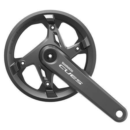 Kettenradgarnitur Cues FC-U6000 Single 9/10/11-Gang / schwarz / 170 mm, 40, 50, ja (einfach), nicht kompatibel