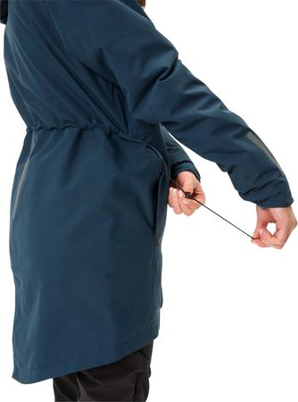 CYCLIST PADDED Damen-Regenparka / dark sea / 40