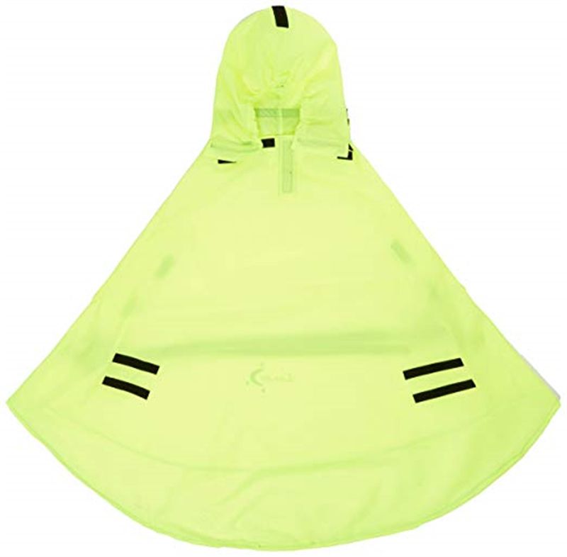 LUCKY CAPE Kindersitzregenschutz und Regenponcho / neongelb
