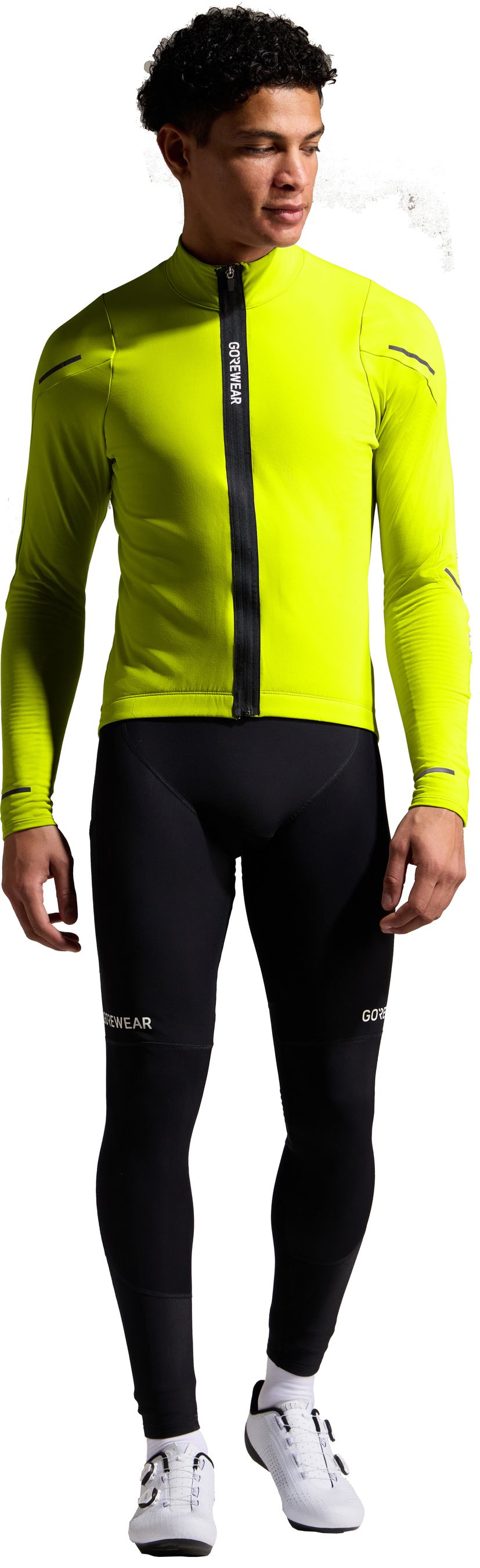 SPINSHIFT THERMO Herren-Thermo-Langarmtrikot / neon yellow / S
