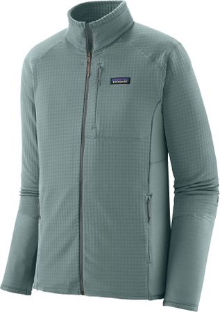 R1 HYBRID Herren-Fleecejacke / blue sage / S