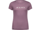 ICON Damen-Merino-Kurzarmshirt / mauve / M