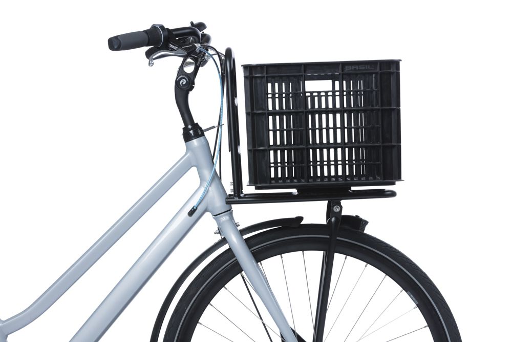 Fahrradkiste Crate / schwarz / 40 l, 49 cm, 38 cm, 26 cm