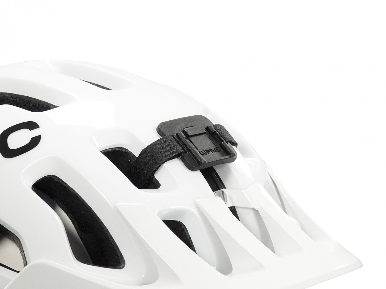 FRONTCLICK Helmhalter mit Klettband / schwarz