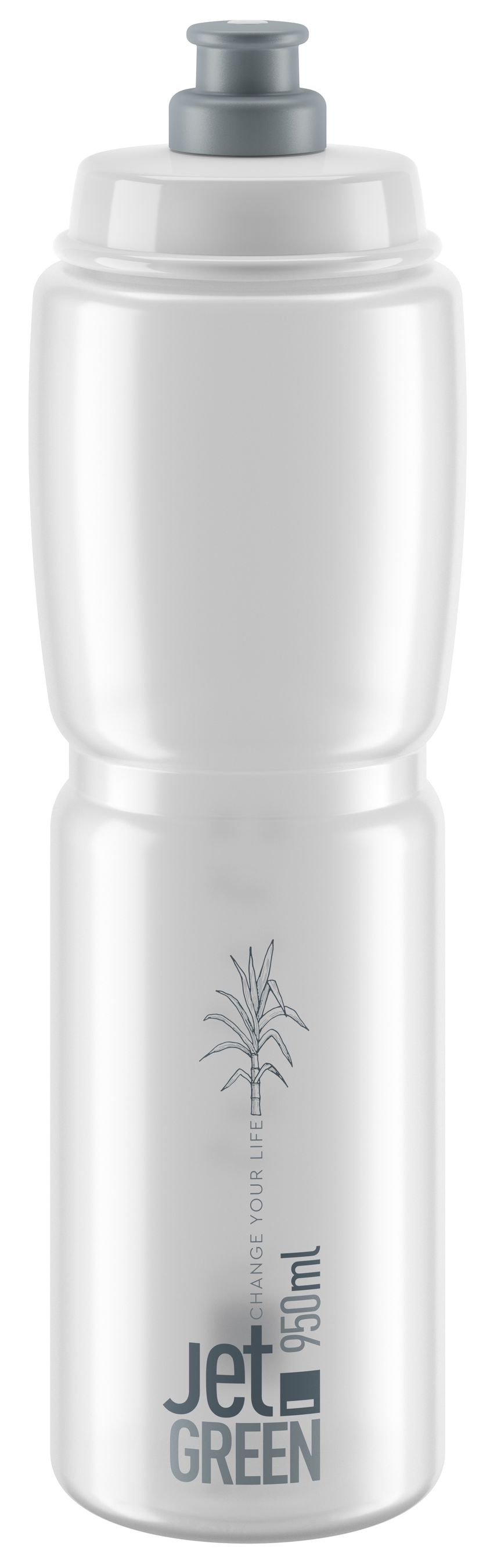 Bidon Jet Green transparent / transparent / 950 ml, 99 g