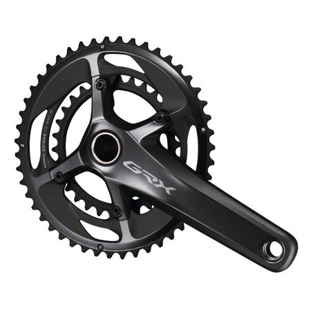 GRX RX810 Gravel-Kompaktkurbel 2x11 / schwarz / 175mm