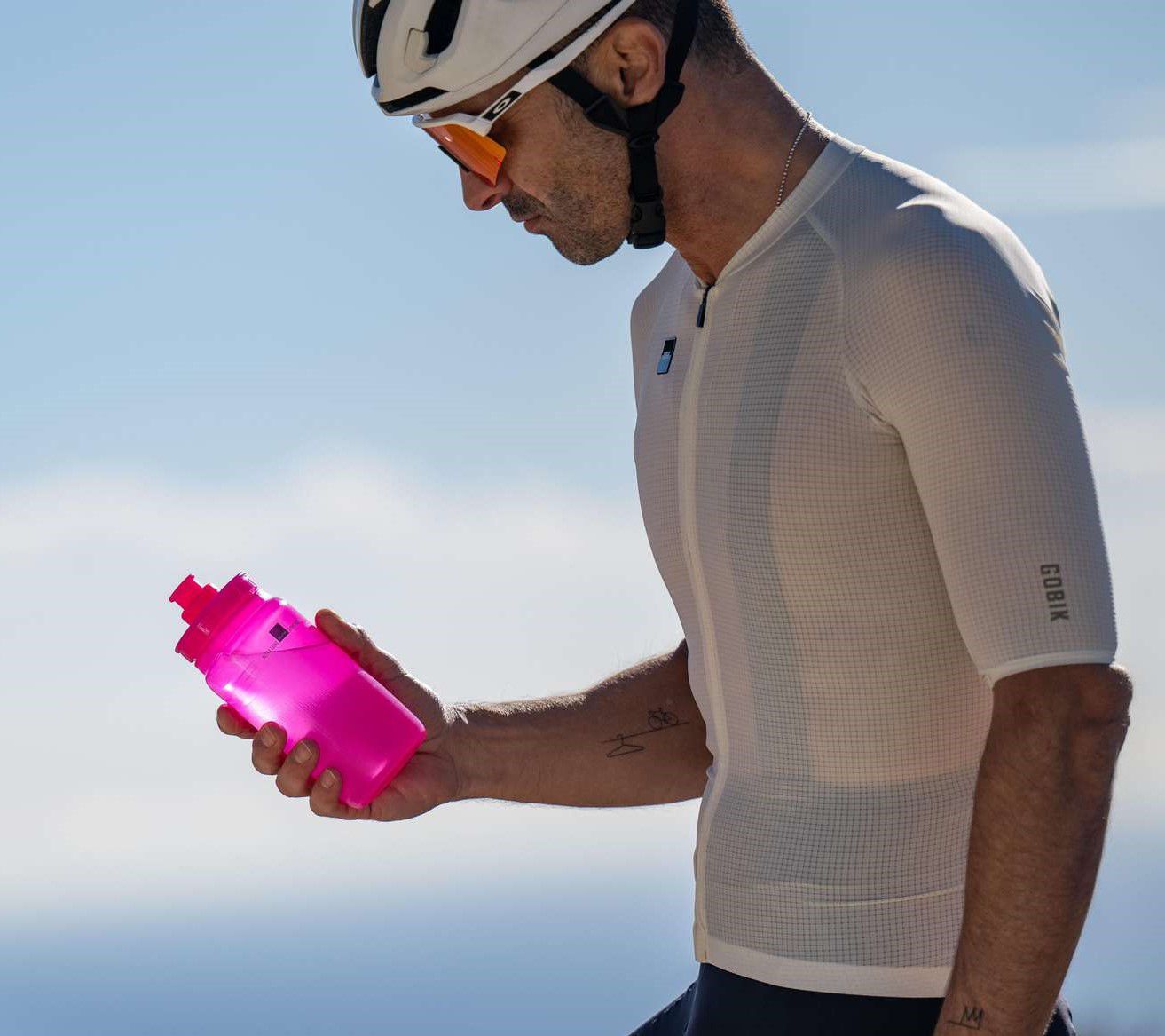 Bidon Fly Tex / clear pink / 550 ml, 51 g, Durchmesser 74 mm