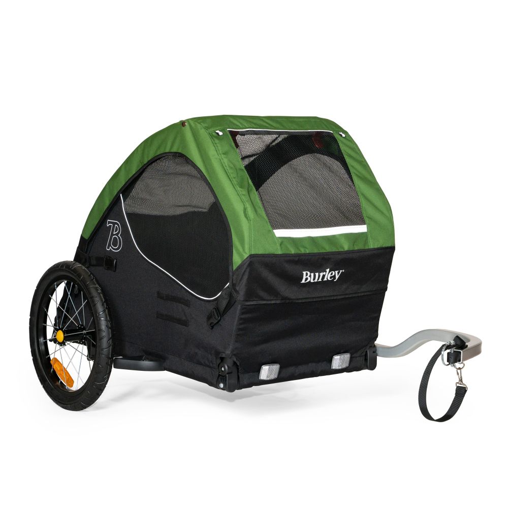 TAIL WAGON Hundeanhänger / grün/schwarz