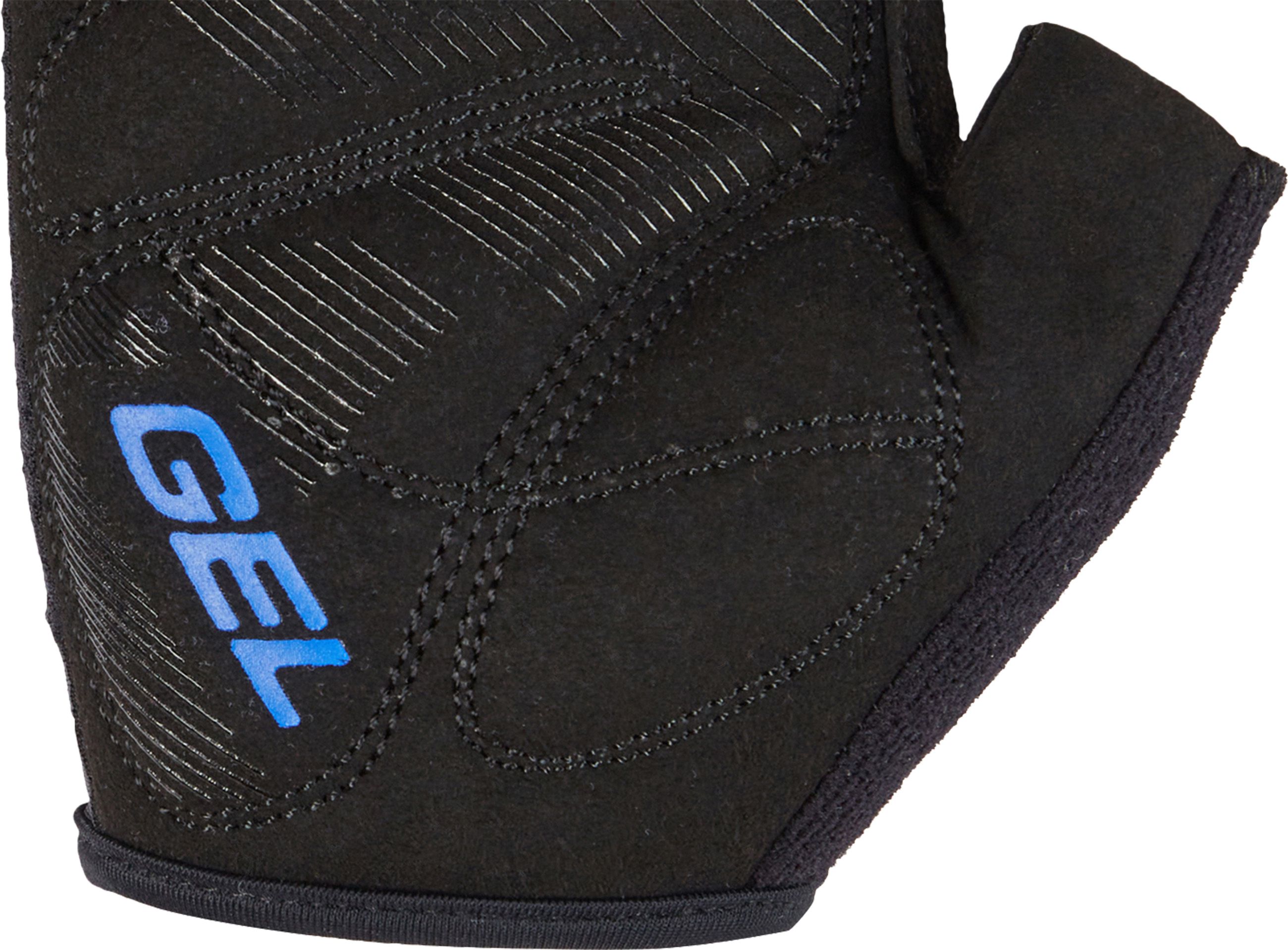 CHADI Kinder-Kurzfingerhandschuhe / black/cobalt blue / M=5