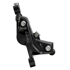 Disc Brake Caliper - Level 4P Silver Stealth / anodized black