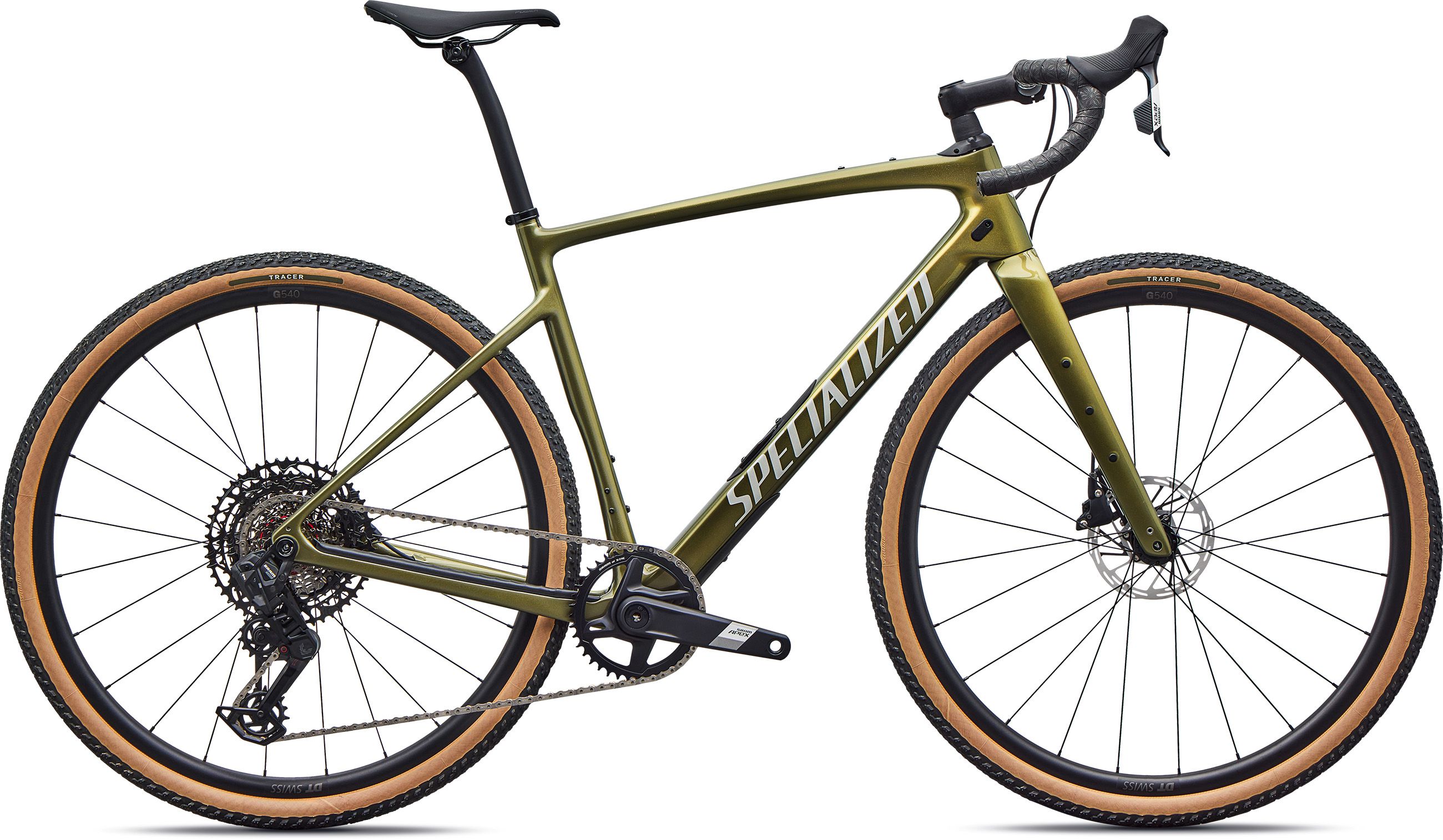 DIVERGE 4 COMP Gravelbike / green metallic / 49 CM