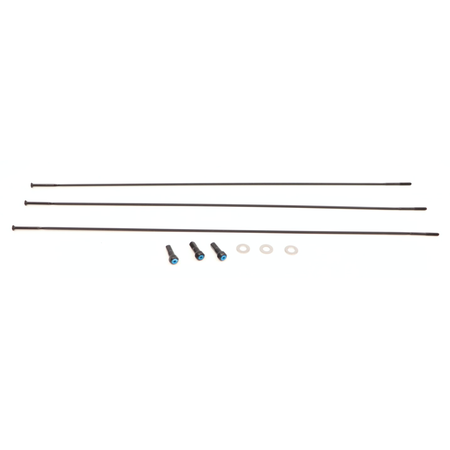 Spoke and Nipple 284mm Straight Roam 60 27.5 Qty 3 / black