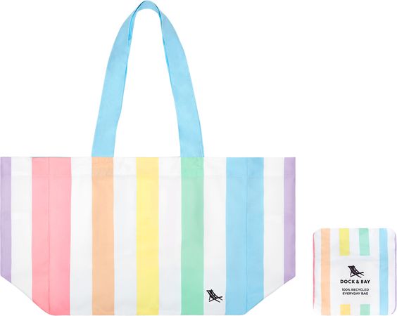 Foldable Bag Medium / unicorn waves