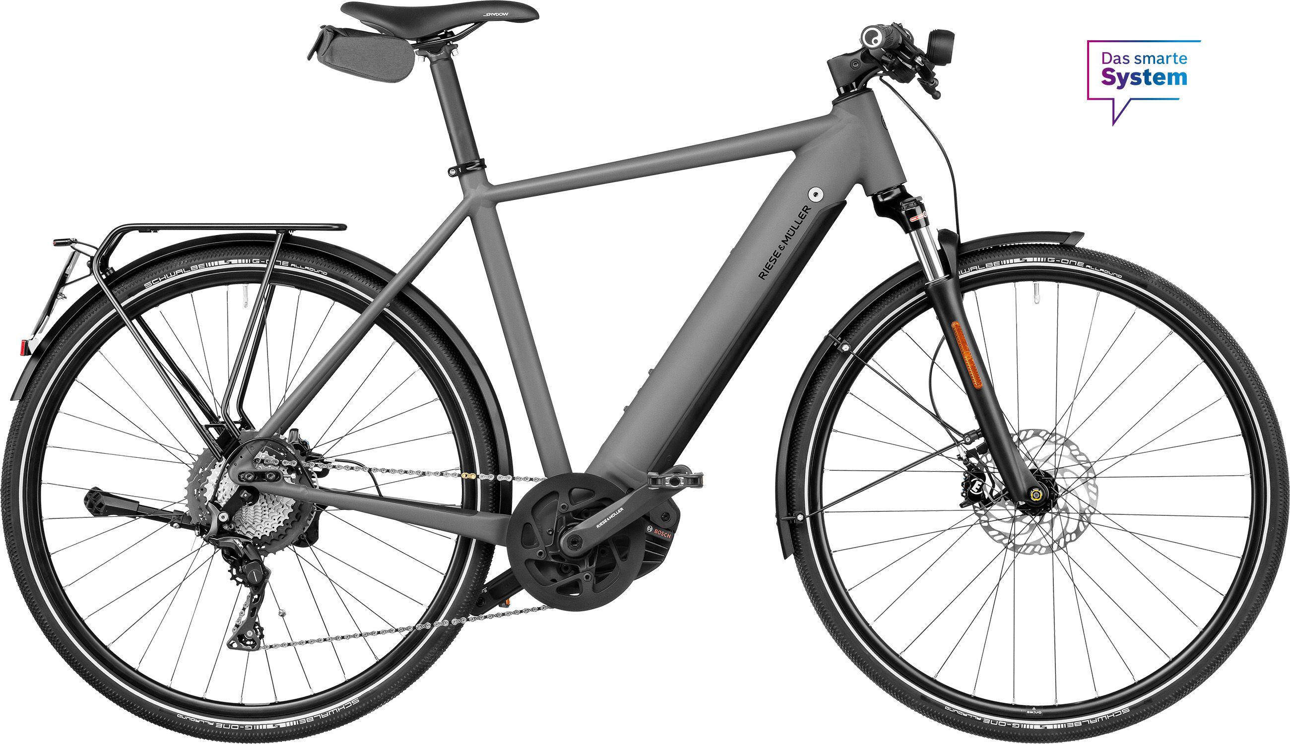 ROADSTER4 TOURING E-City-und Alltagsvelo / grey matt / 61 CM