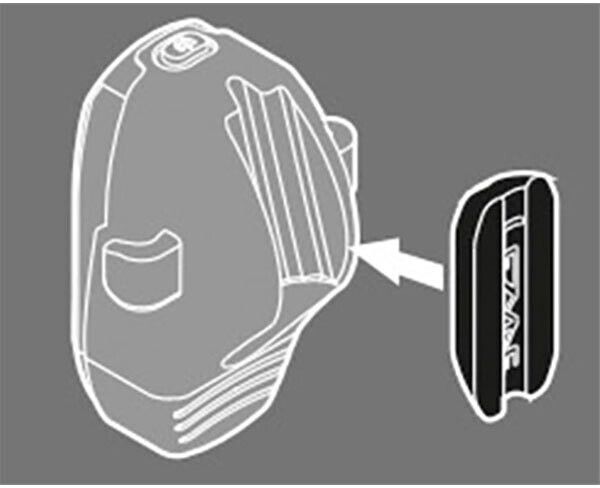 D-SHAPE Sattelstützen Adapter / schwarz