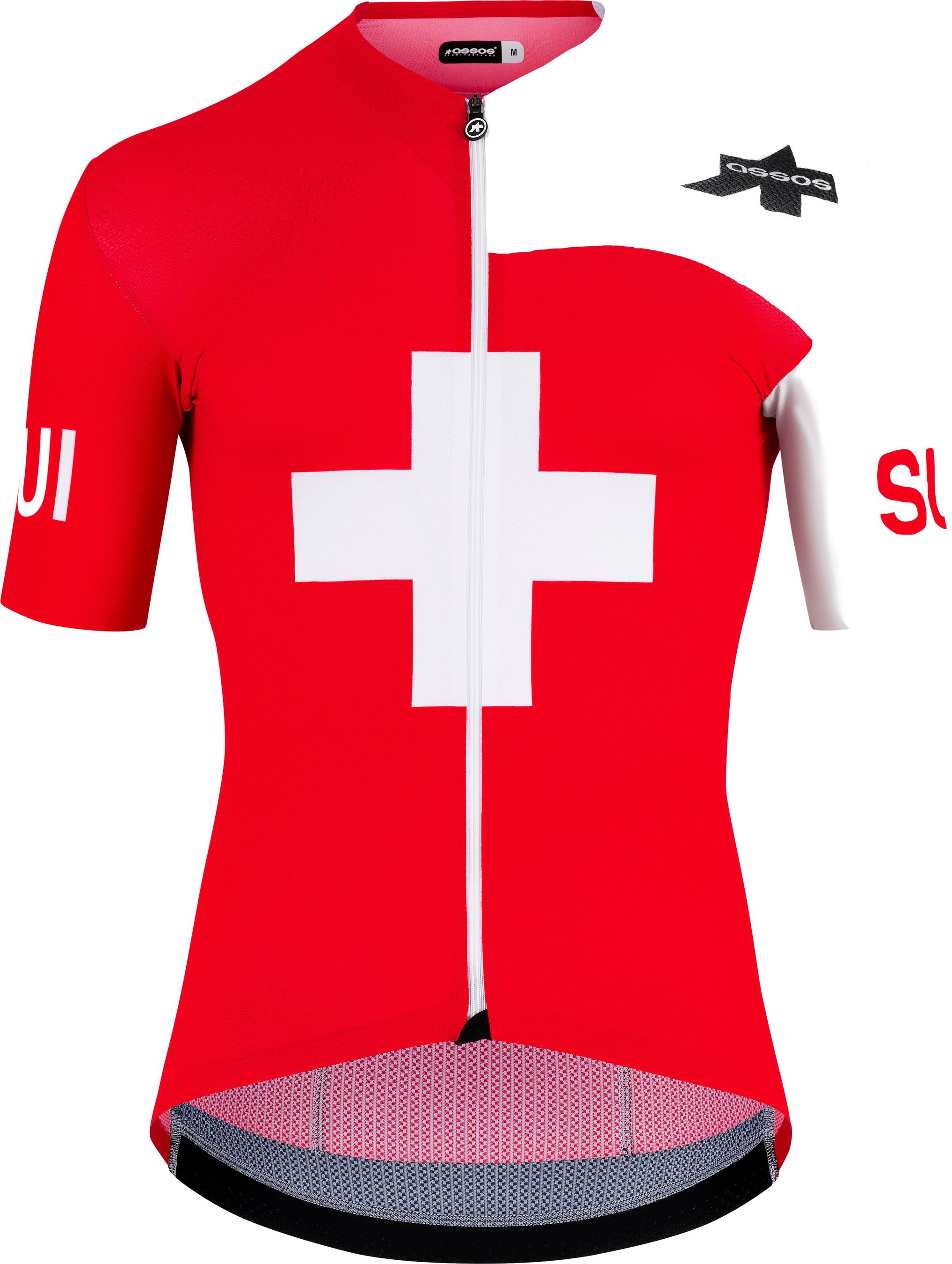 SUISSE FED MILLE GT C2 Herren-Kurzarmtrikot / national red / M
