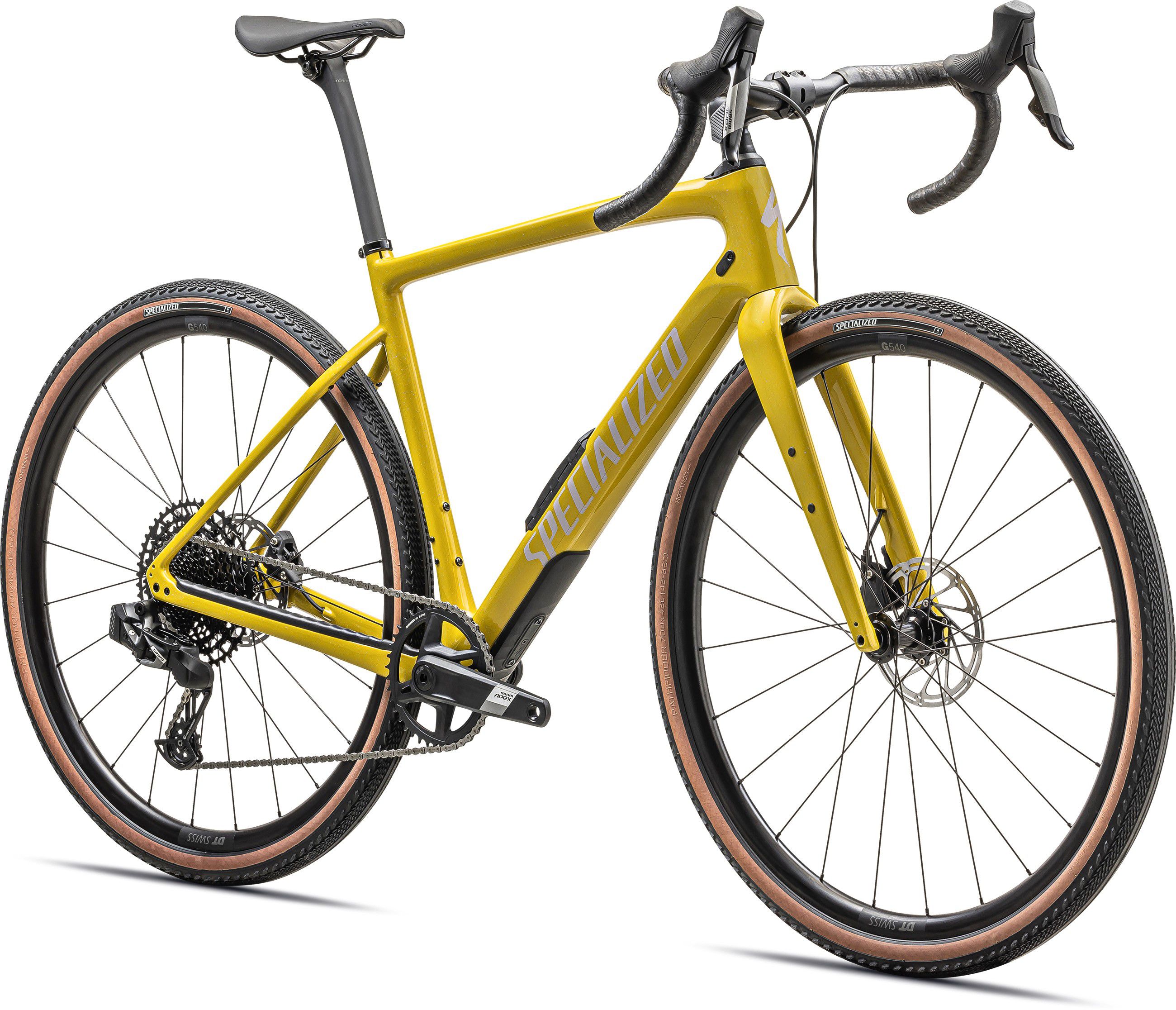DIVERGE COMP CARBON Gravelbike / gloss metallic sulfur amber glow purple haze metal / 58 CM