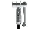 PRESTA PRO HEAD, Presta-Pumpenadapter, Alu / silver