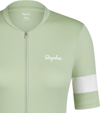 CORE Damen-Kurzarmtrikot / reseda/white alyssum / M