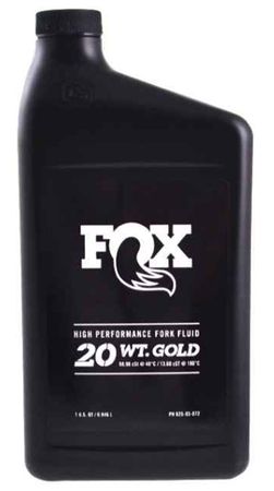 FOX OIL BATH FLUID 20WT Gold Tauchrohrschmieröl Fit Gabeln / 1000ML