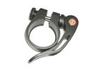 Sattelklemmbride mit Schnellspanner / schwarz / 28.6mm