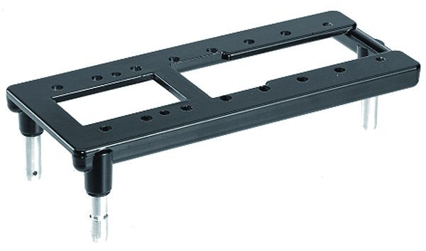 3-Punkte Adapter 225x95x28 mm schwarz / schwarz