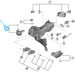 Typenschild ST-R8020 / links