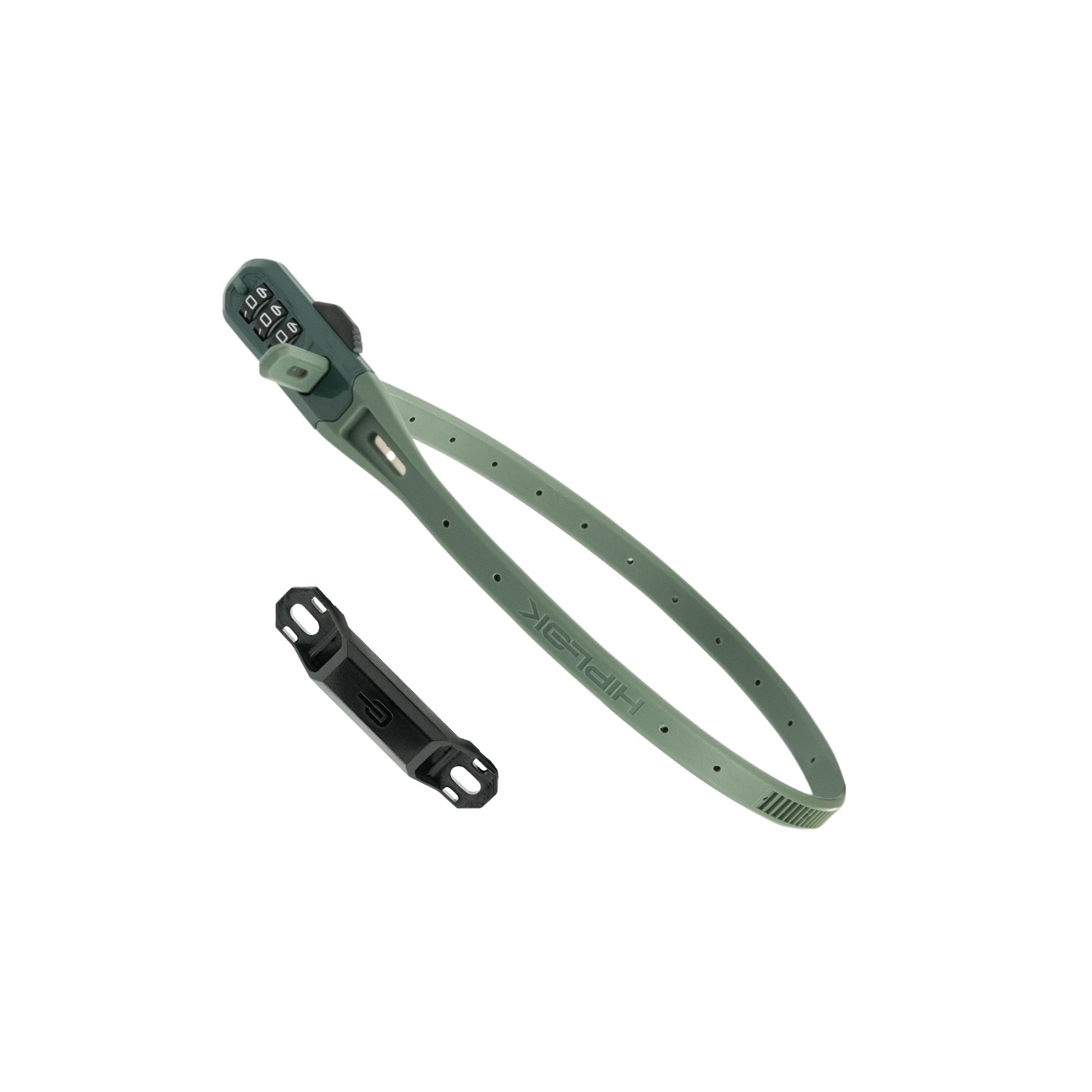 Z LOK COMBO V2 Zip Schloss / urban green / 45cm, inkl. Halterung