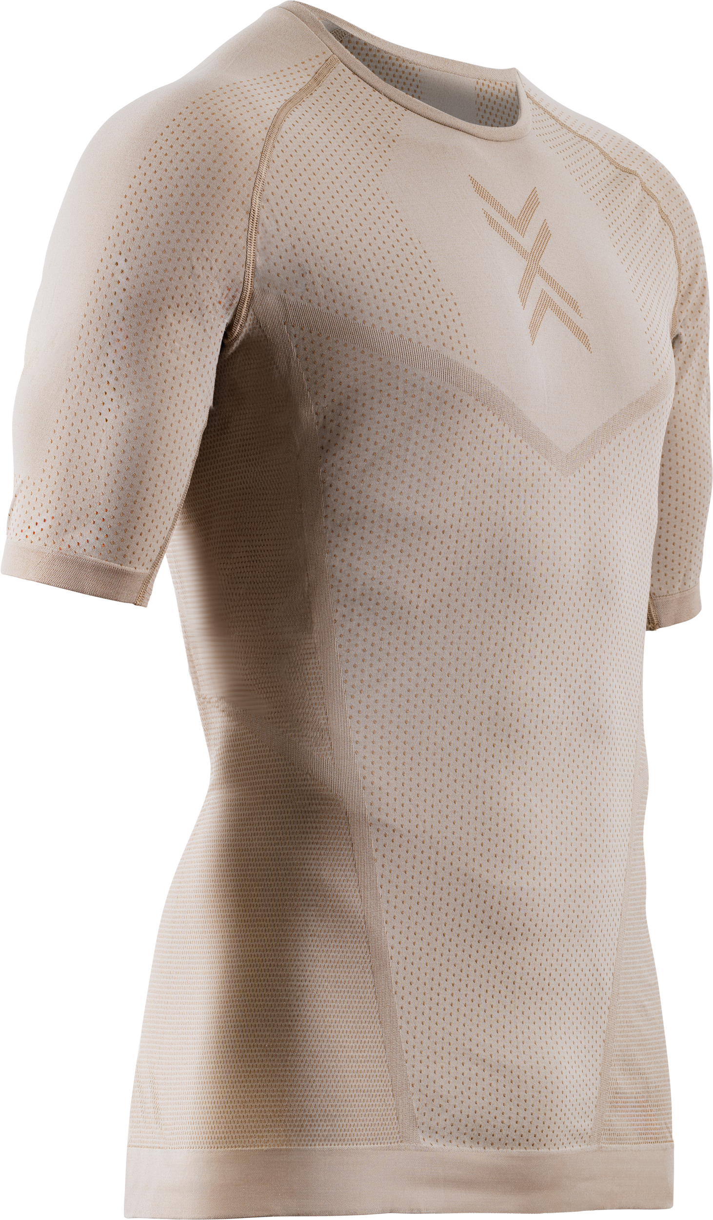 X-Bionic Men XCeed Run Shirt SH SL / sand dark sand / S