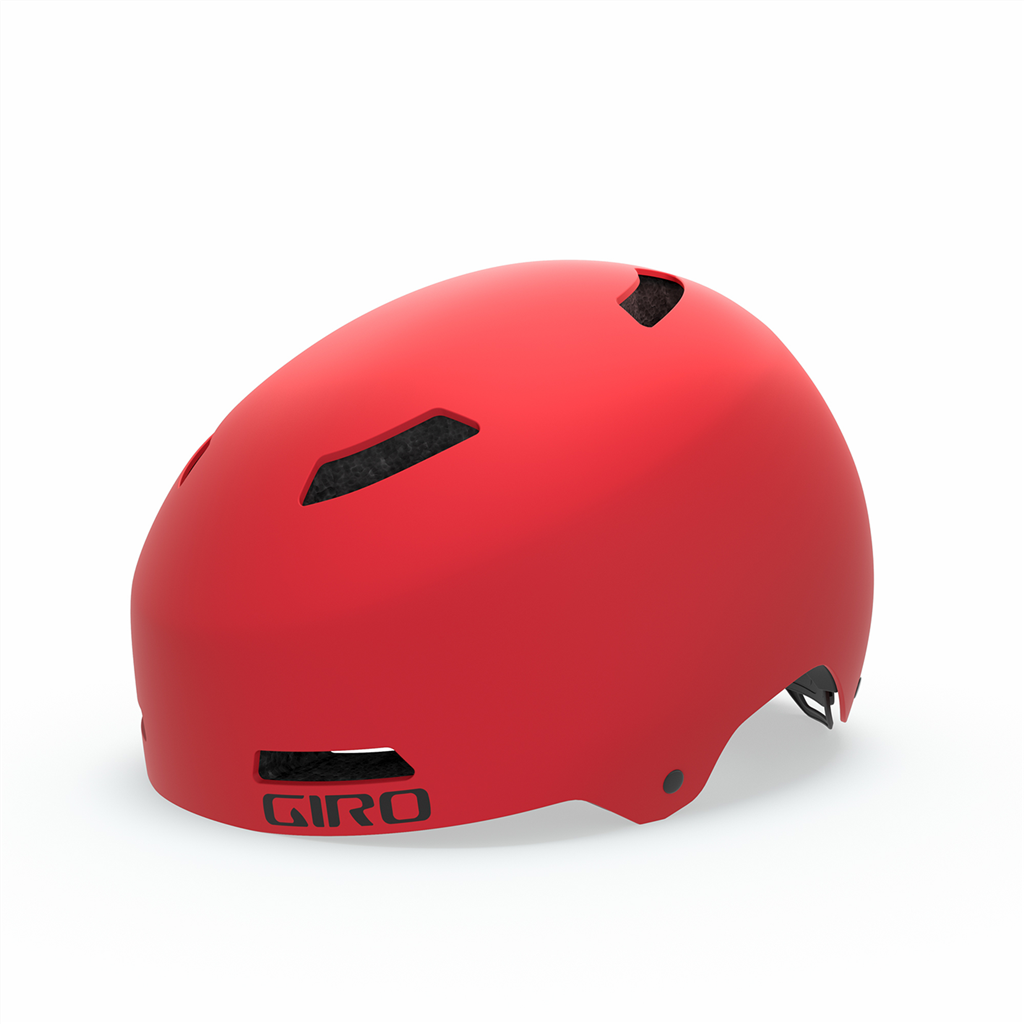 Dime FS Helmet , matte bright red - Hauptansicht
