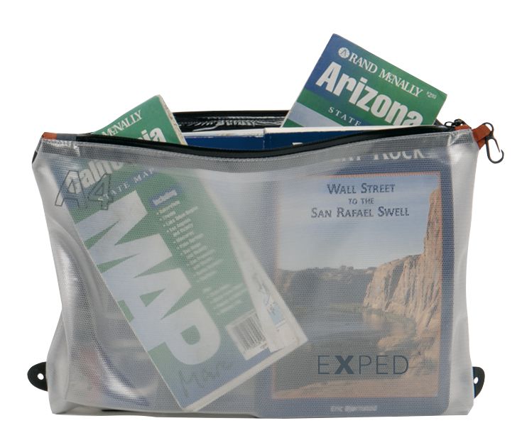 VISTA ORGANIZER Allzweck-Flachbeutel / grau / L