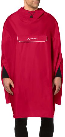 VALDIPINO Unisex-Regenponcho / indian red / S
