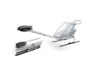 SKISET ZU CHARIOT ANHÄNGER / Silber / Generation 2 ab 2024, Modell CROSS double, CROSS single, SPORT double, SPORT single