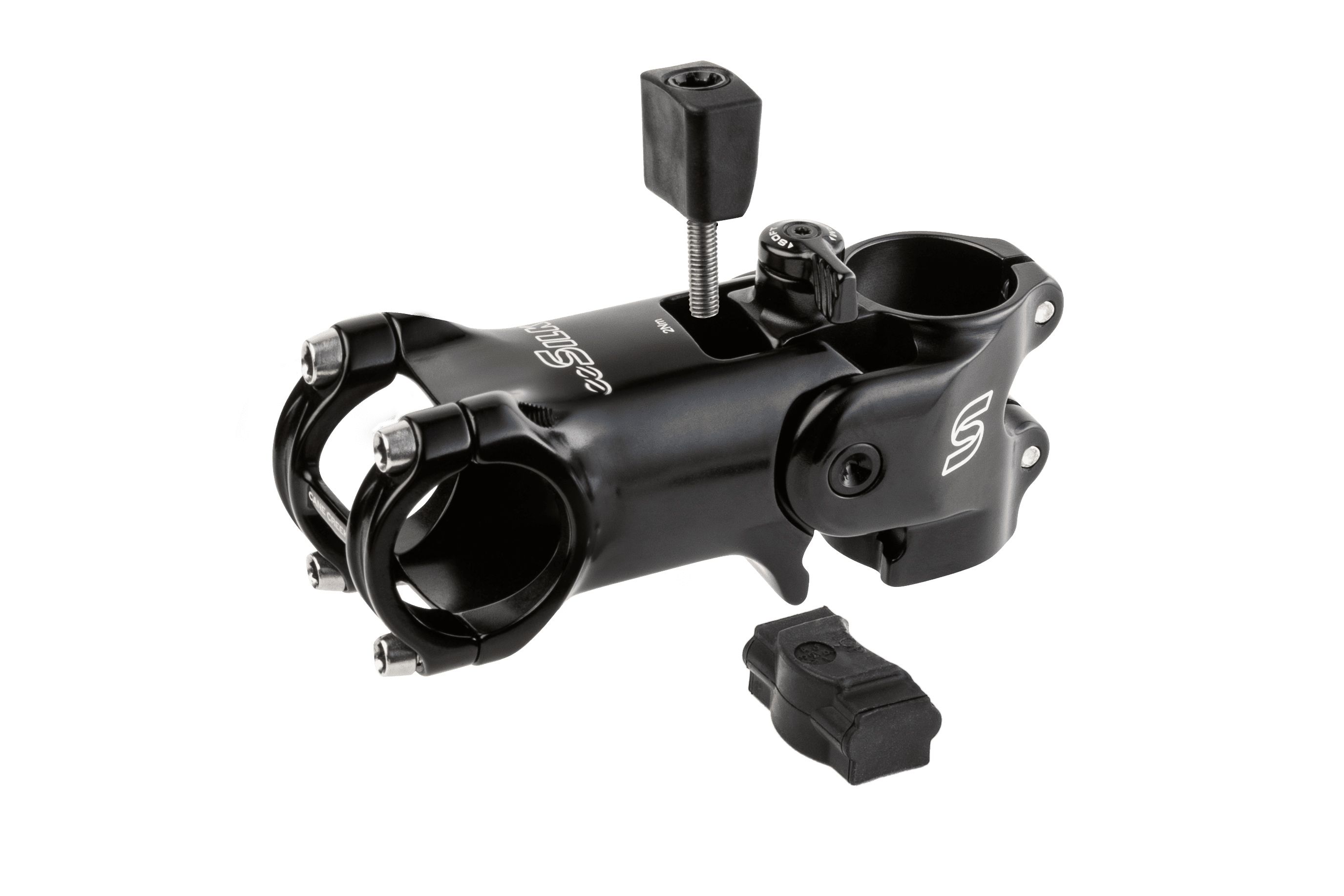 eeSILK Vorbau gefedert / schwarz / 80mm