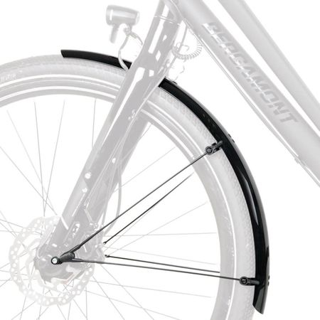 BLUEMELS BASIC Schutzblech-Set für Festmontage (26", 28") / schwarz / 28" 35mm