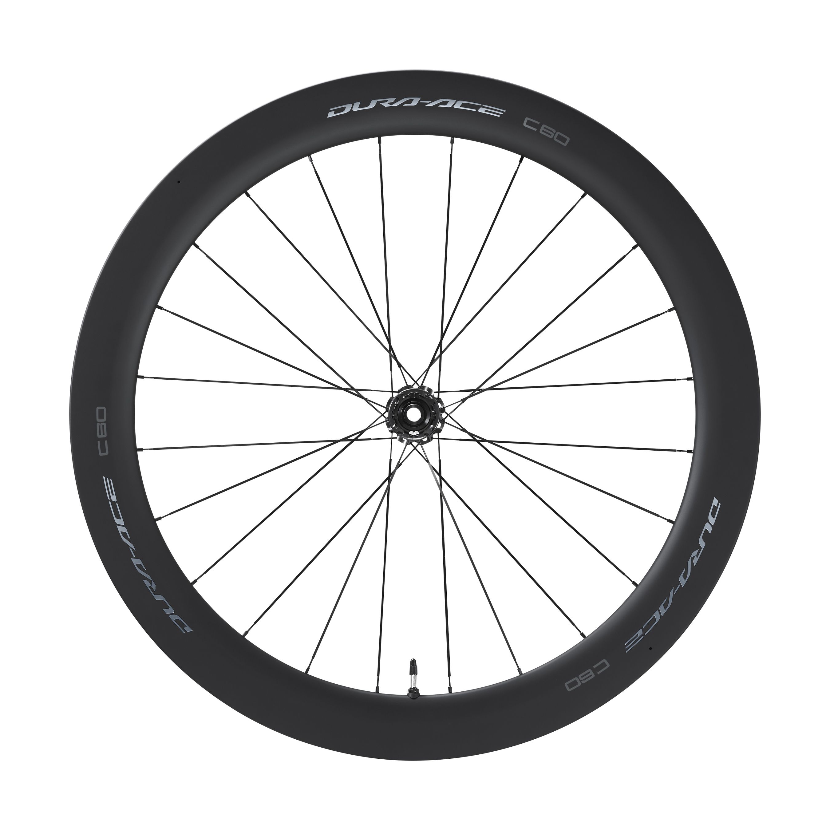 Road Radsatz Dura-Ace WH-R9270-C60 Tubless Disc / Schwarz / Vorderrad, 12 mm, 100 mm