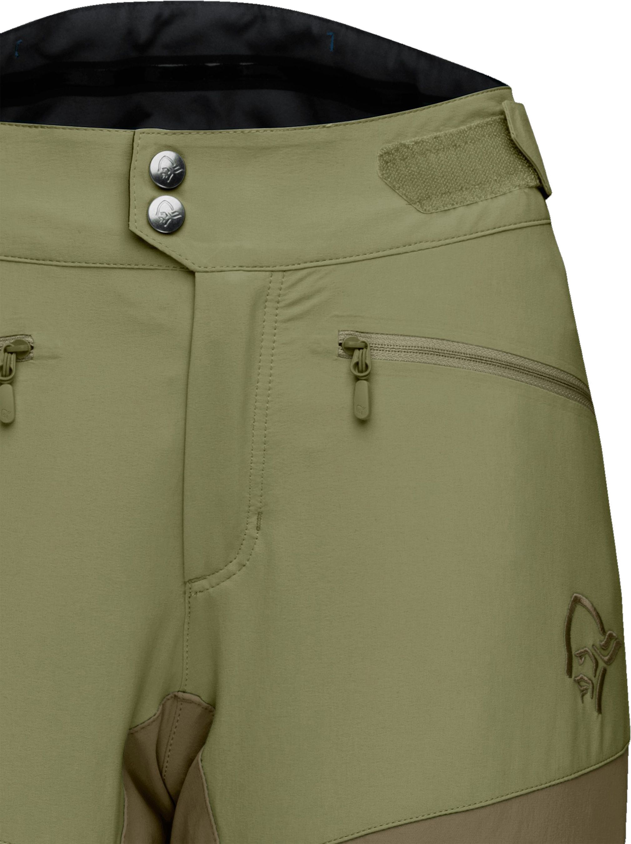 FJØRÅ  FLEX 1 Damen-Bikeshorts / loden green / S