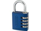 Abus Vorhangschloss 145 Code blue / blue / 77 mm, 40 mm, 6 mm