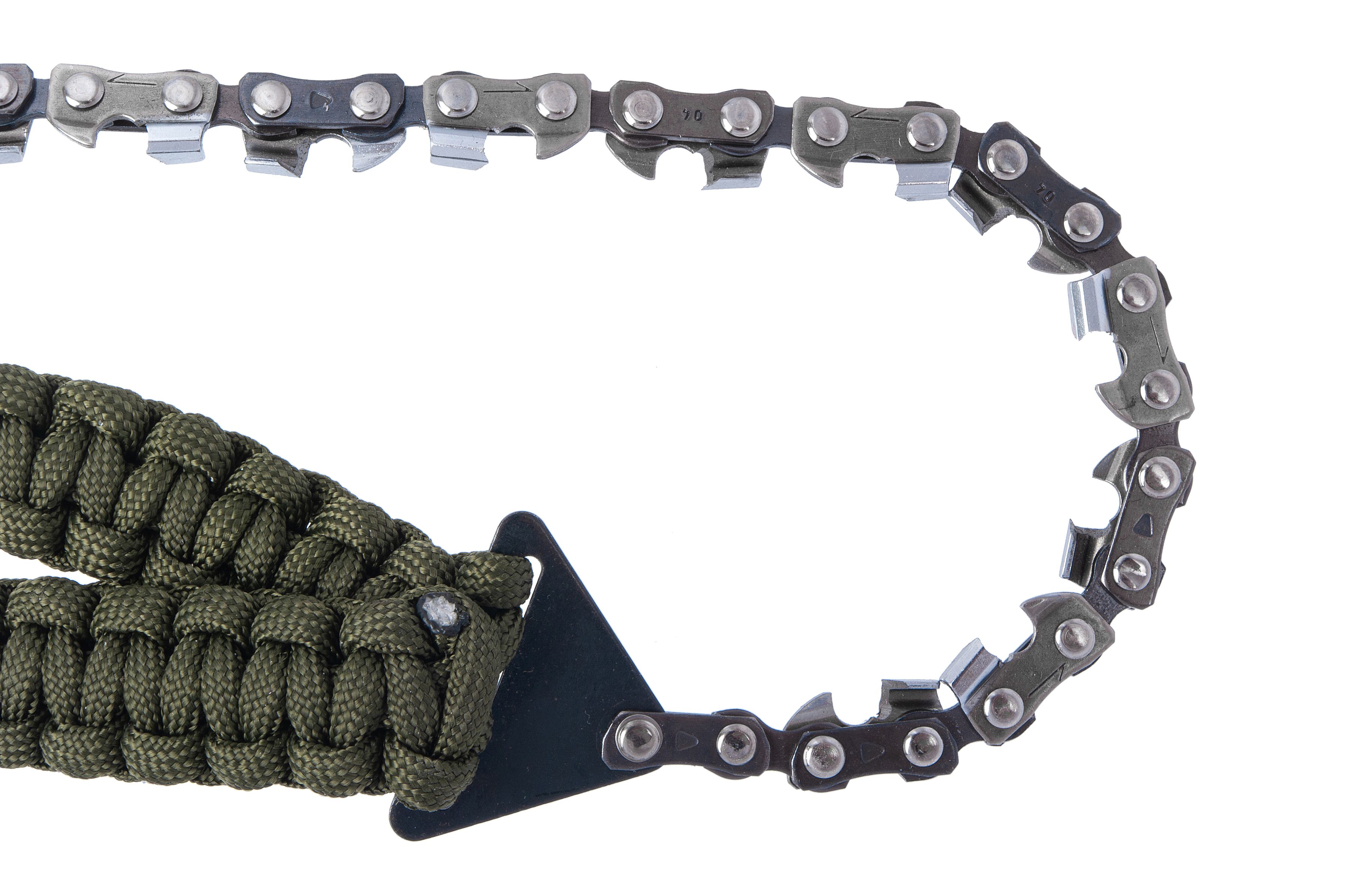 PARACORD Taschen-Kettensäge / schwarz
