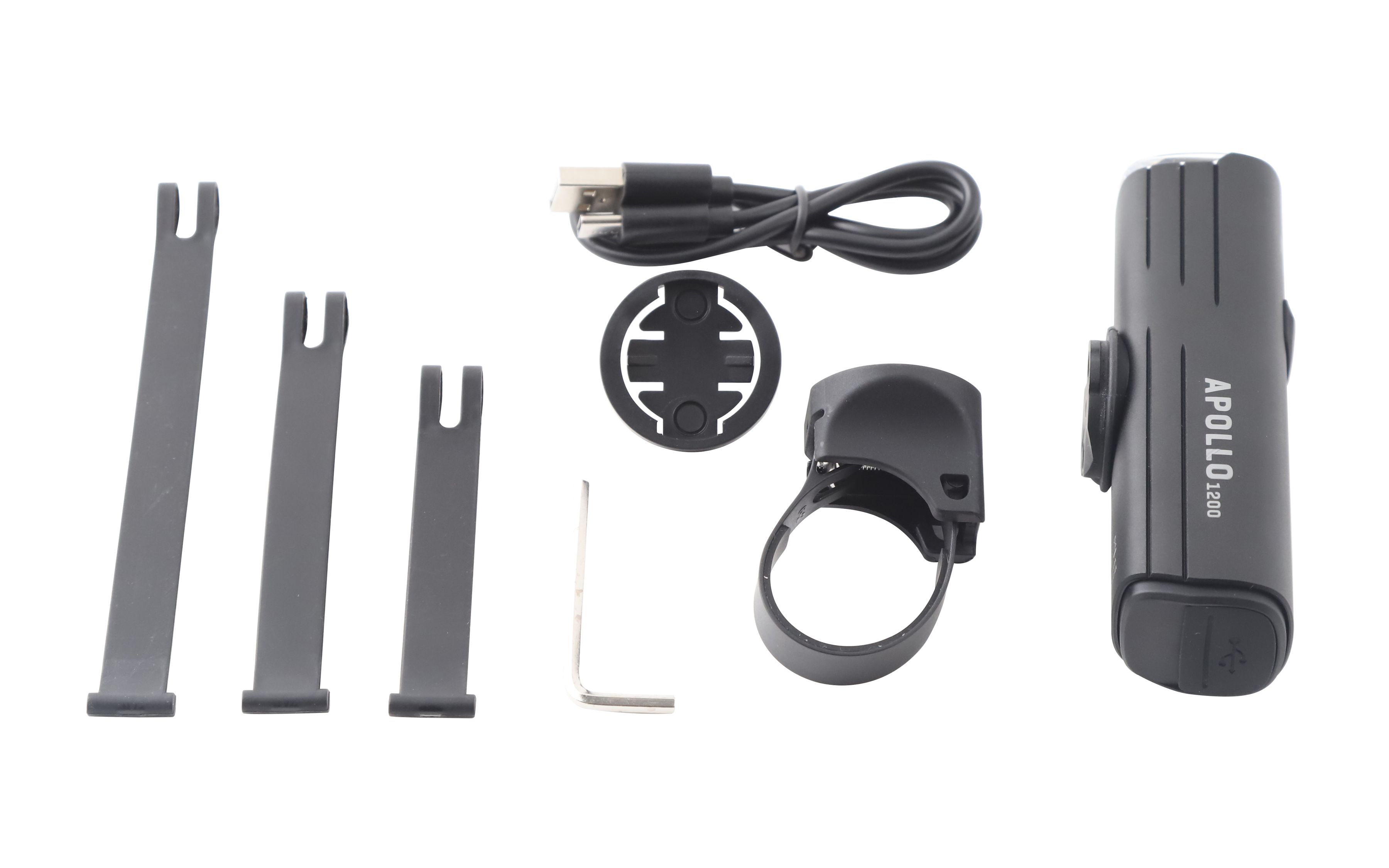 APOLLO 1200 Scheinwerfer / schwarz / 1200 Lumen, USB-C