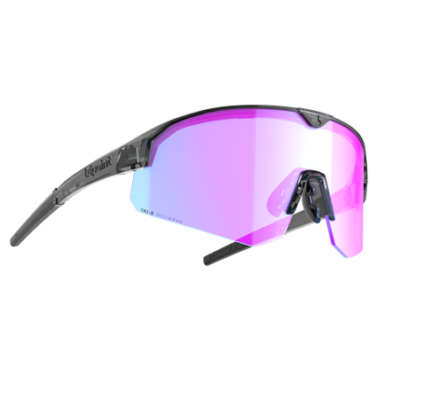 LAKE VICTORIA Sportbrille / shiny transp black/purple blue